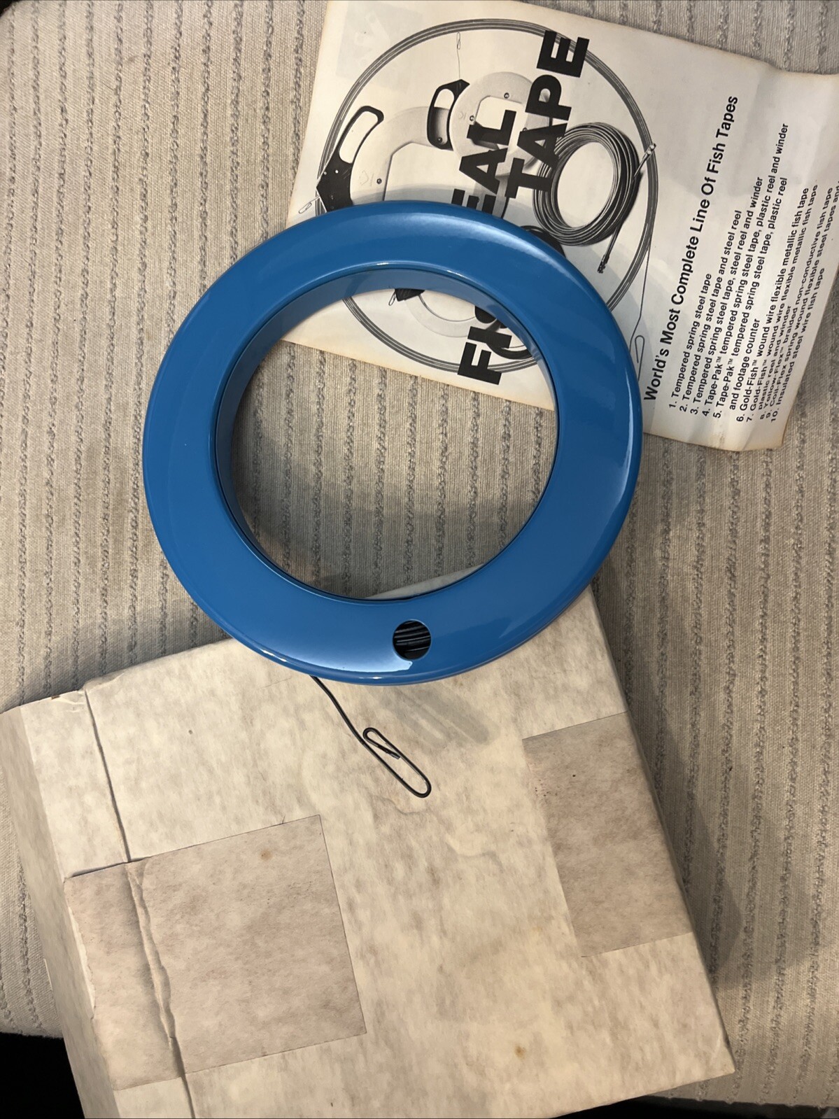 IDEAL 50 Foot Tape & Case 1/8 In. X .045 In. Electricians Fish Tape Made In USA