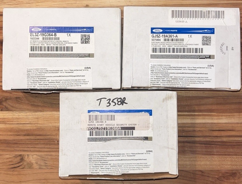 Ford Escape 2017 Remote Start Kit OEM EL3Z-19G364-B All Component’s Included!