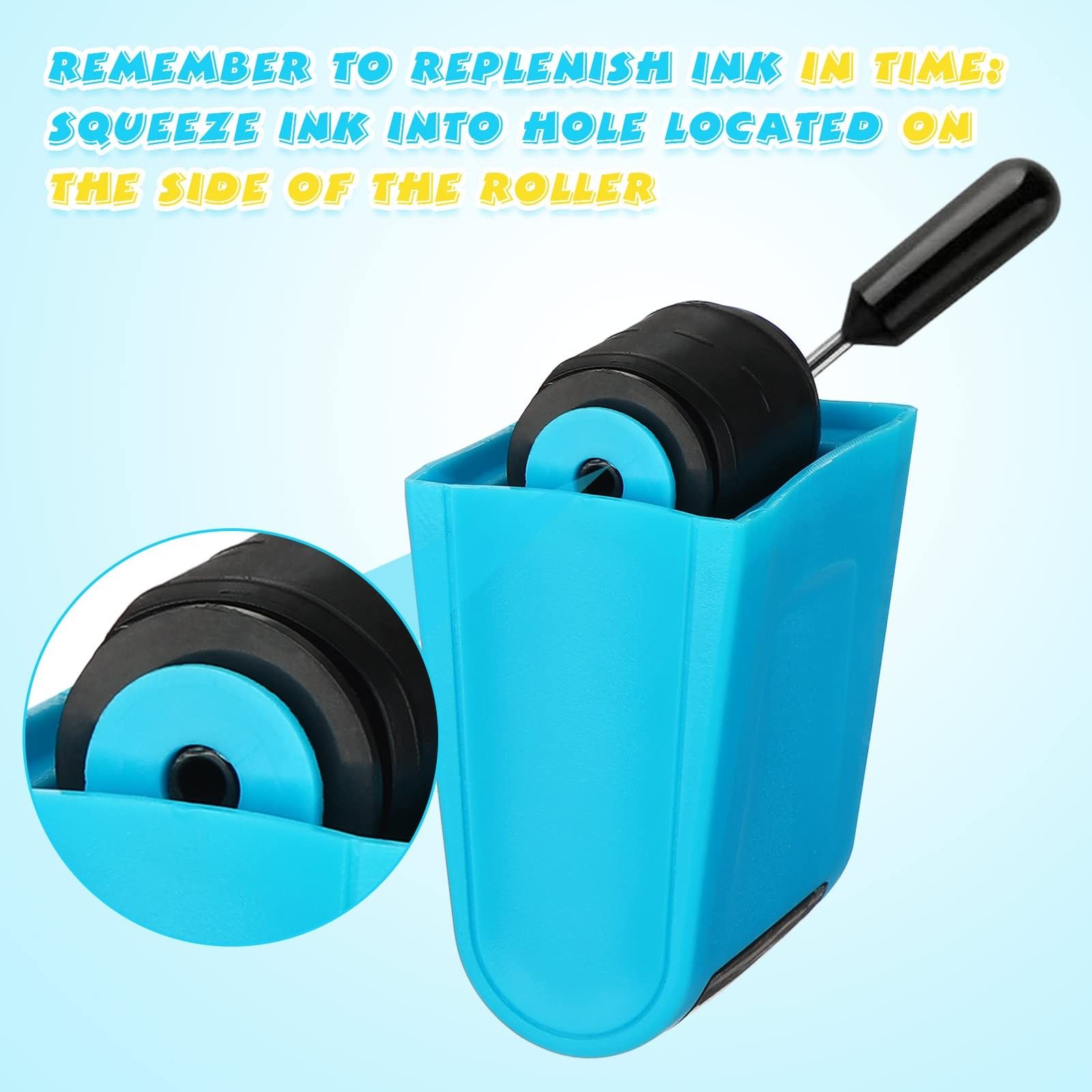 2 Pcs Roller Stamps for Teacher Classroom Must Haves Dashed Line Handwriting ...