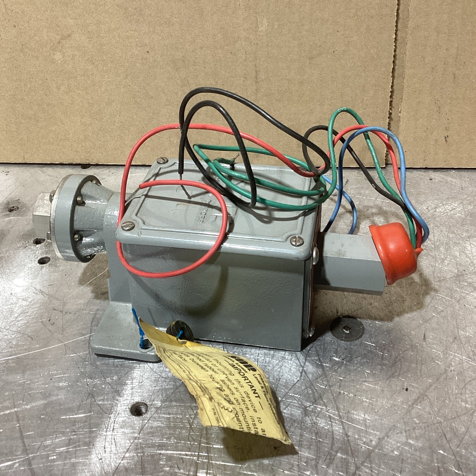 Sor 4BA-KB5-N4-C1A Pressure Switch 3-50psi