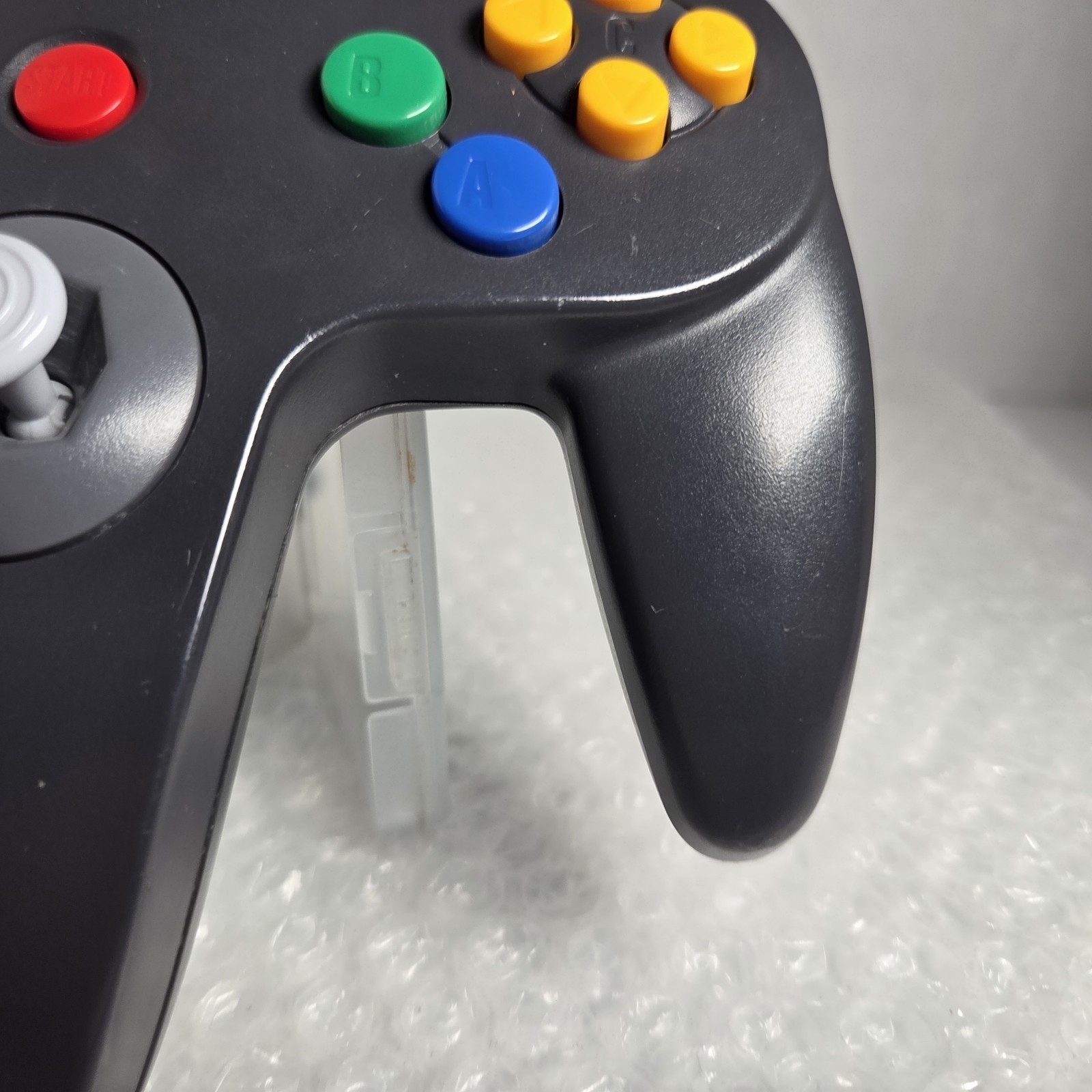 Nintendo 64 N64 Black Controller Wired New Stick Tested Cleaned Authentic OEM