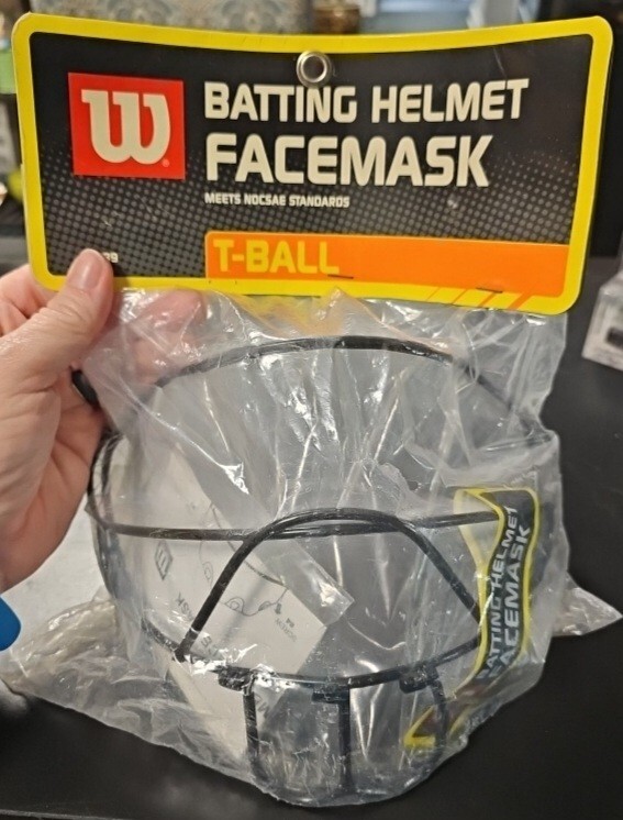 Wilson T- Ball Batting Helmet Facemask for A5280 NOCSAE Compliant | A3089