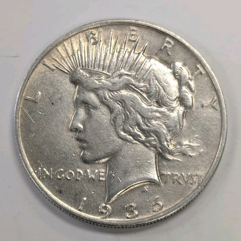 1935-S- Silver Peace Dollar.  KEY DATE!  T232