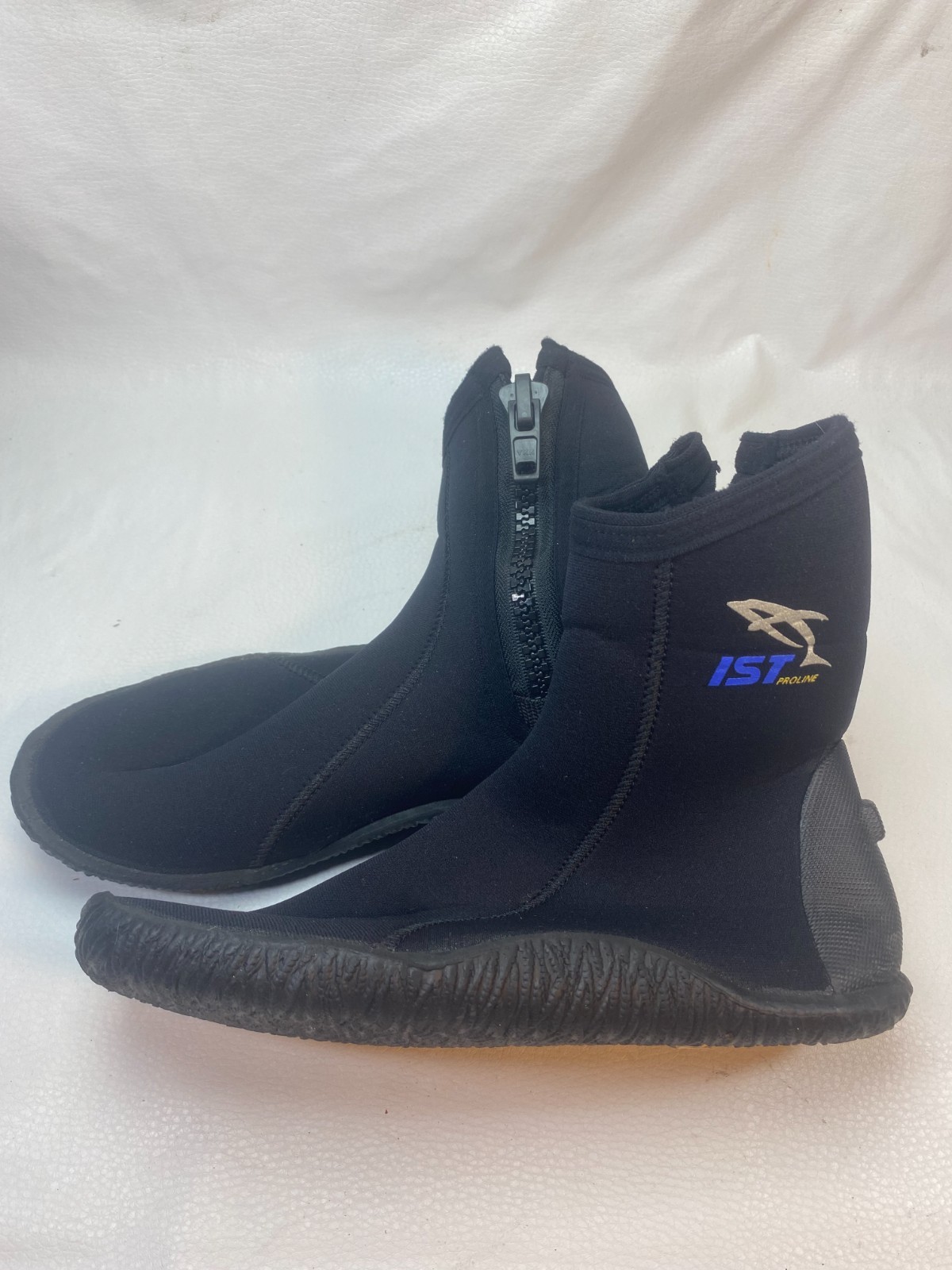 IST Proline Neoprene Scuba Diving Boots Size 8 EU 40/41 Black Zipper