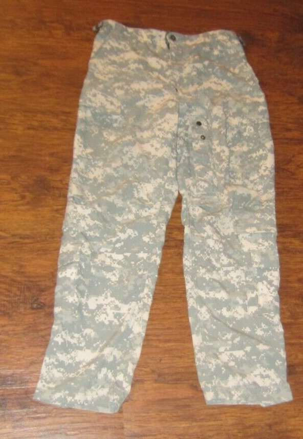 US Military Camo Pants Trousers Medium Regular Waist 31-35 Pockets