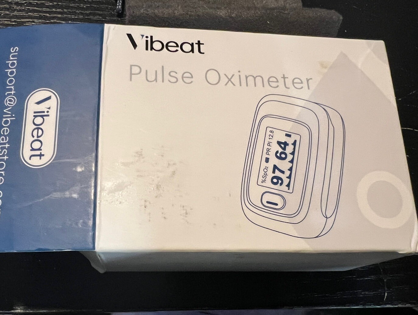 Fingertip Pulse Oximeter Bluetooth Finger Oxygen Monitor HR PI Monitor Smart App