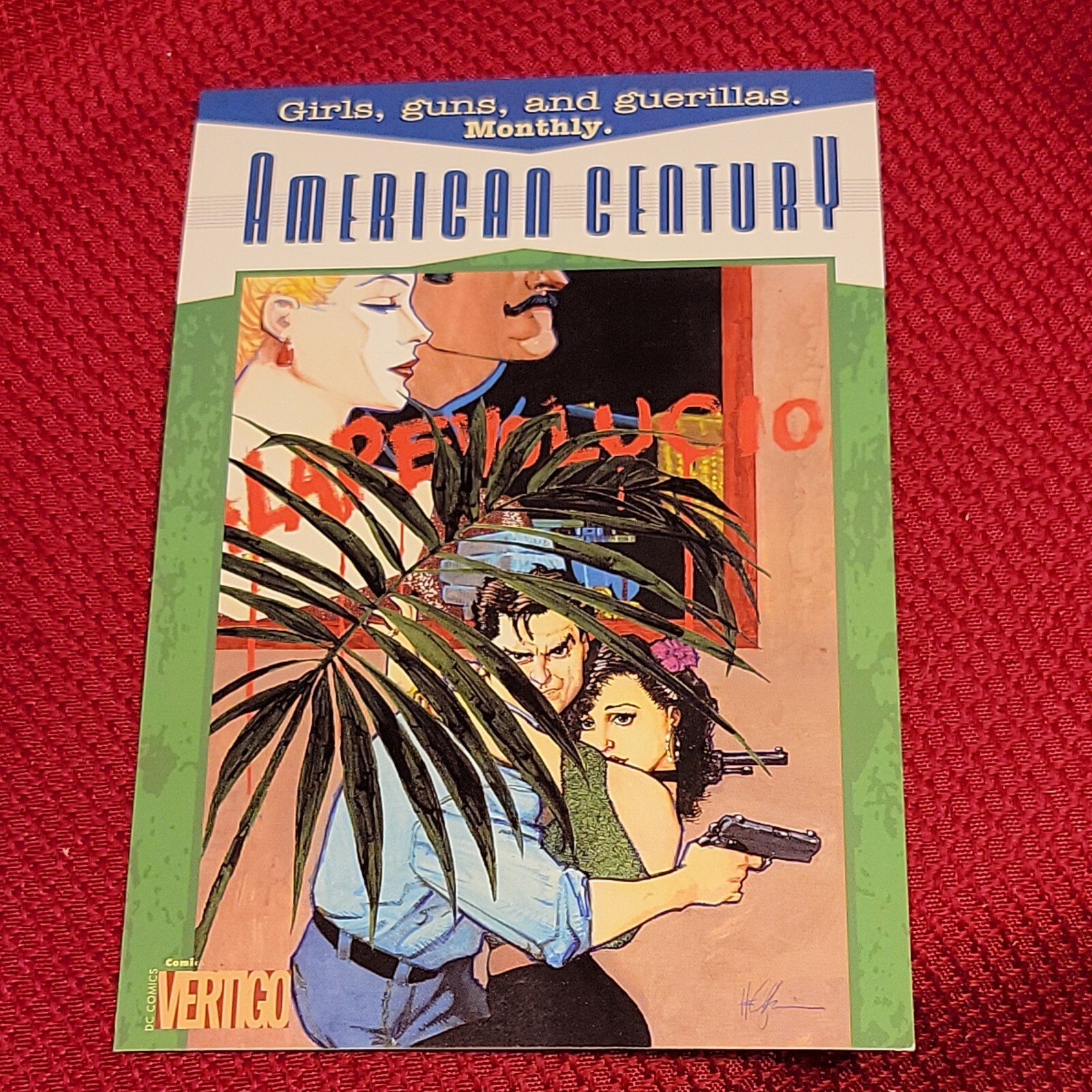AMERICAN CENTURY chaykin VERTIGO DC COMICS Postcard promo picture 4" 6" vintage