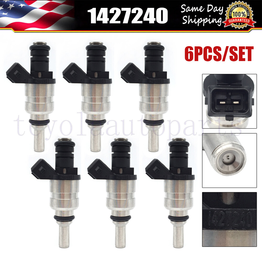 6X Fuel Injectors 1427240 For 1999-2006 BMW 320i 325ci 325i 325xi 525i X3 Z3 Z4