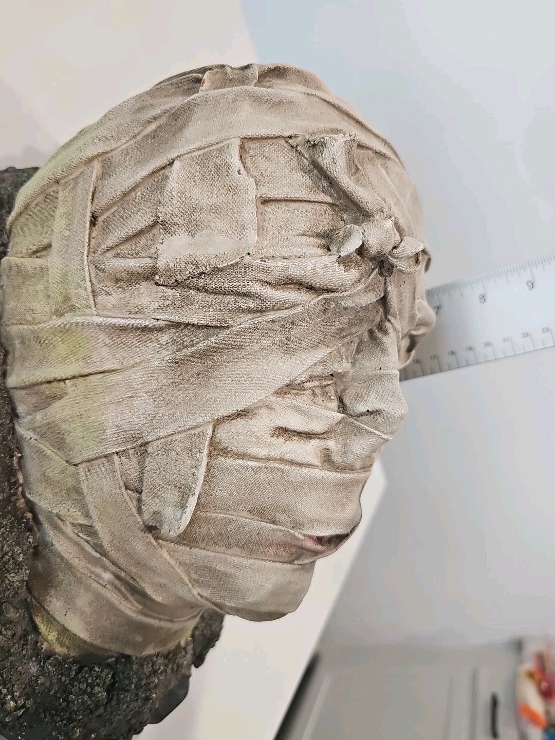 Mummy Head Prop Decor Decroative Halloween ⭐️⭐️FREE SHIPPING ⭐️⭐️