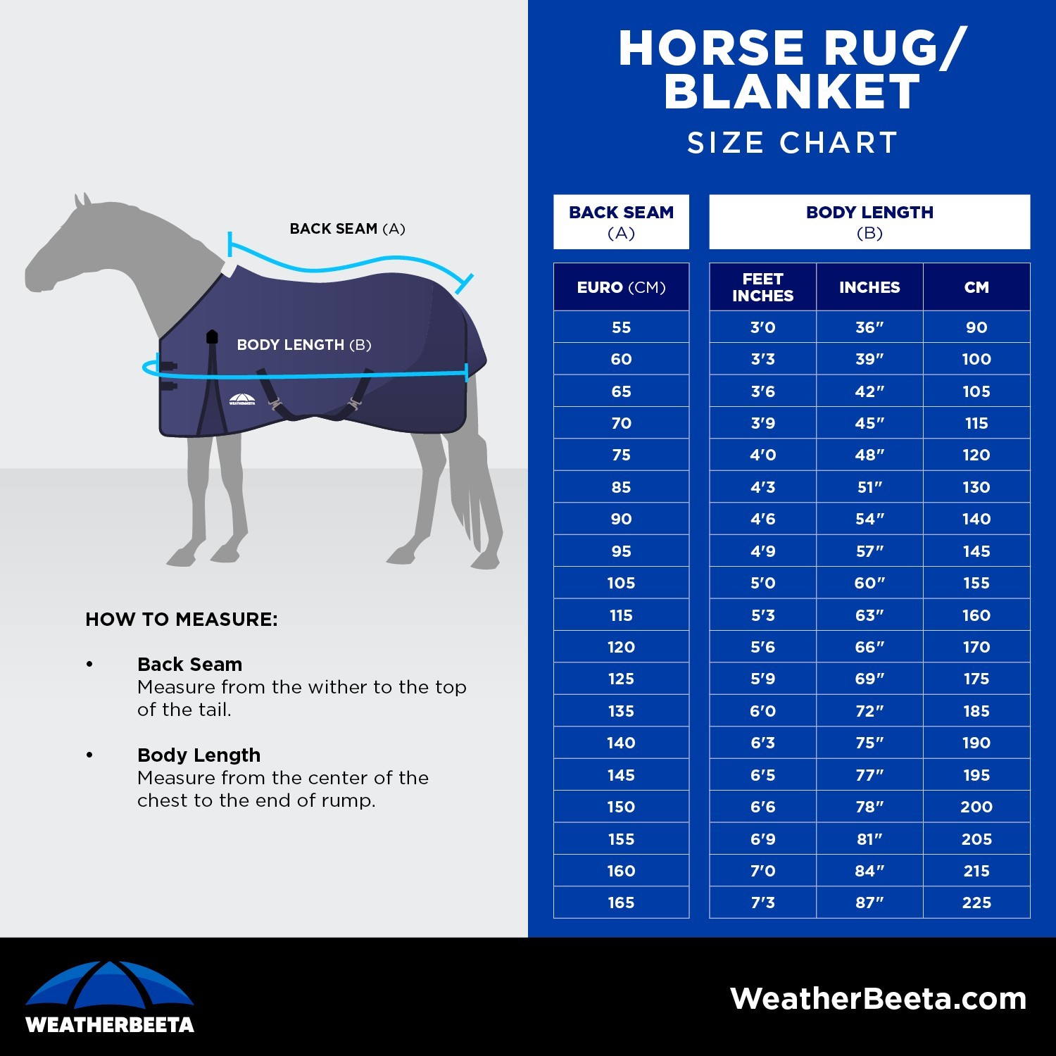 WEATHERBEETA COMFITEC AIRFLOW FLY SHEET DETACH-A-NECK