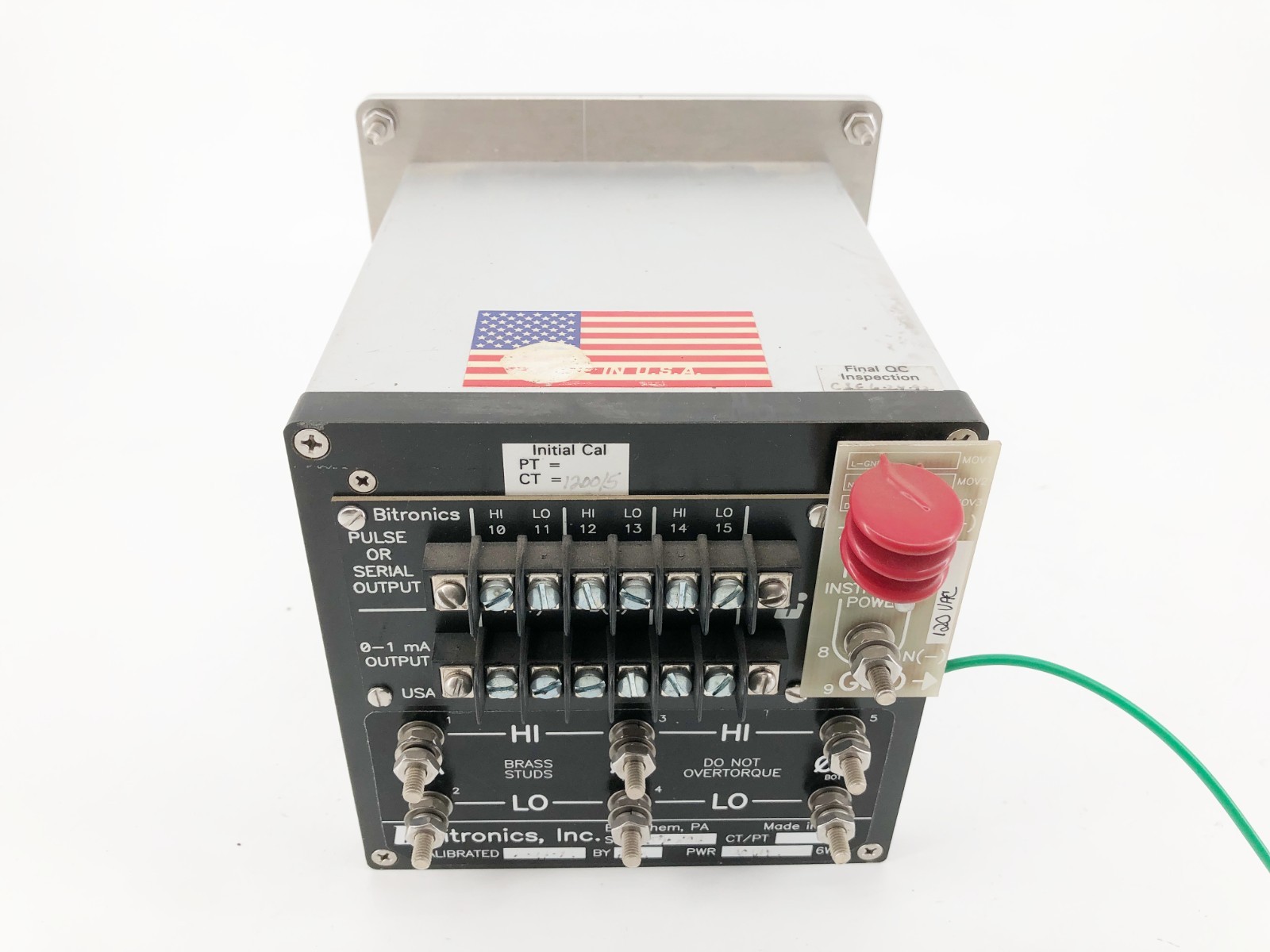 Bitronics ATADC2 Triple Demand Meter II Ratio 1200:5 120VAC