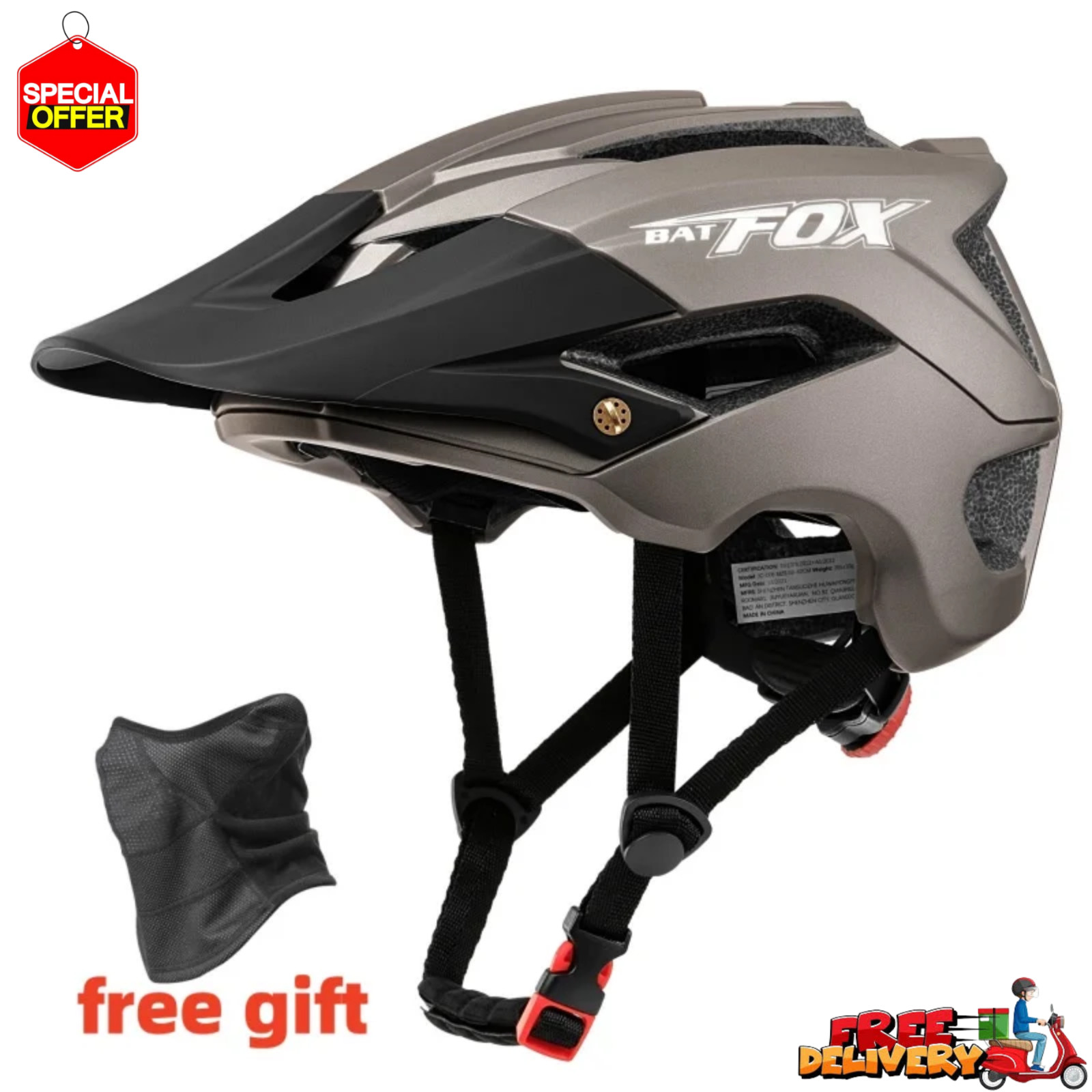 MTB Cycling Helmet Ultralight Mountain Racing Speedframe Road Bike Helmets - UK