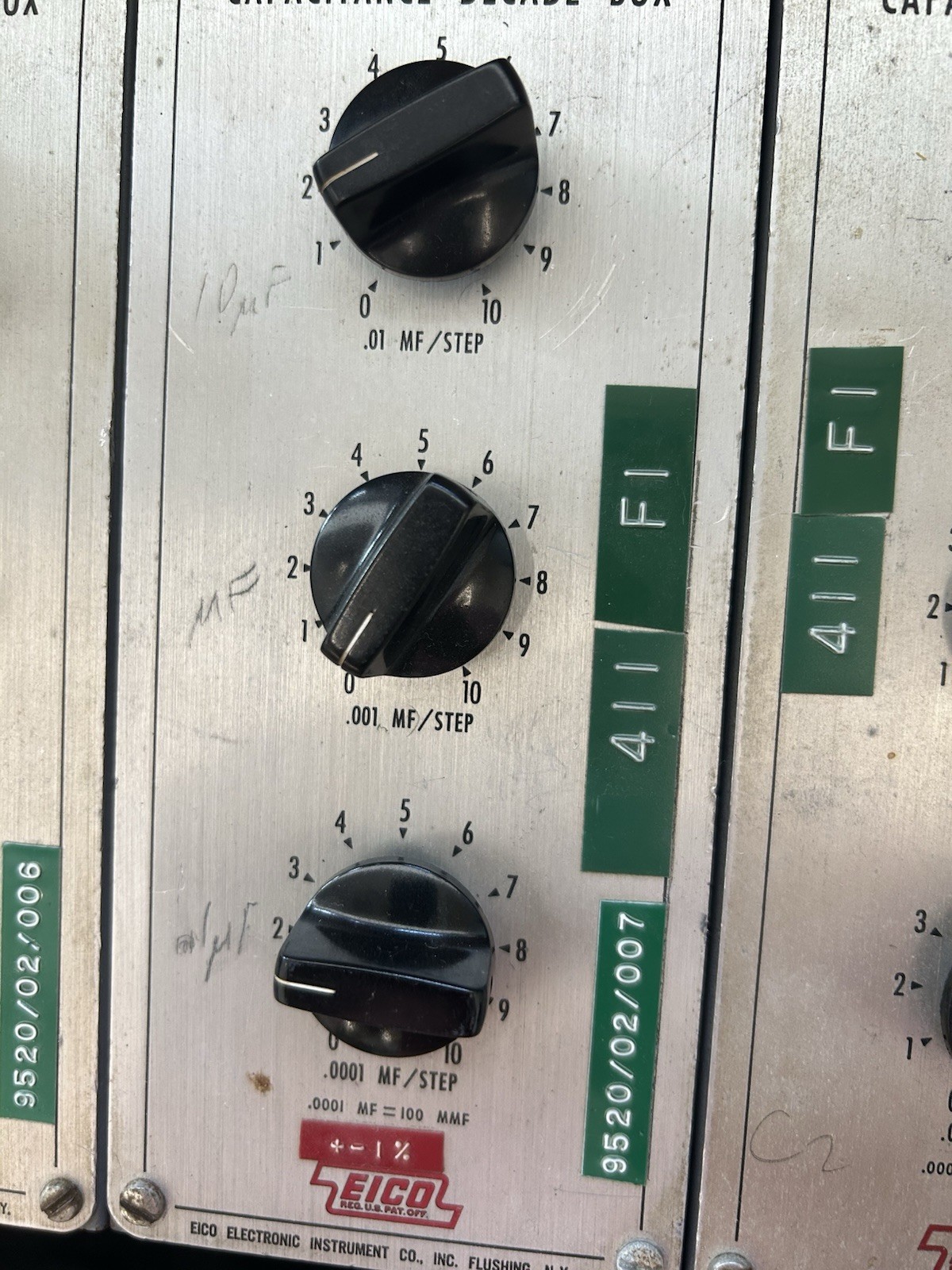 Capacitor Decade Box Model 1180