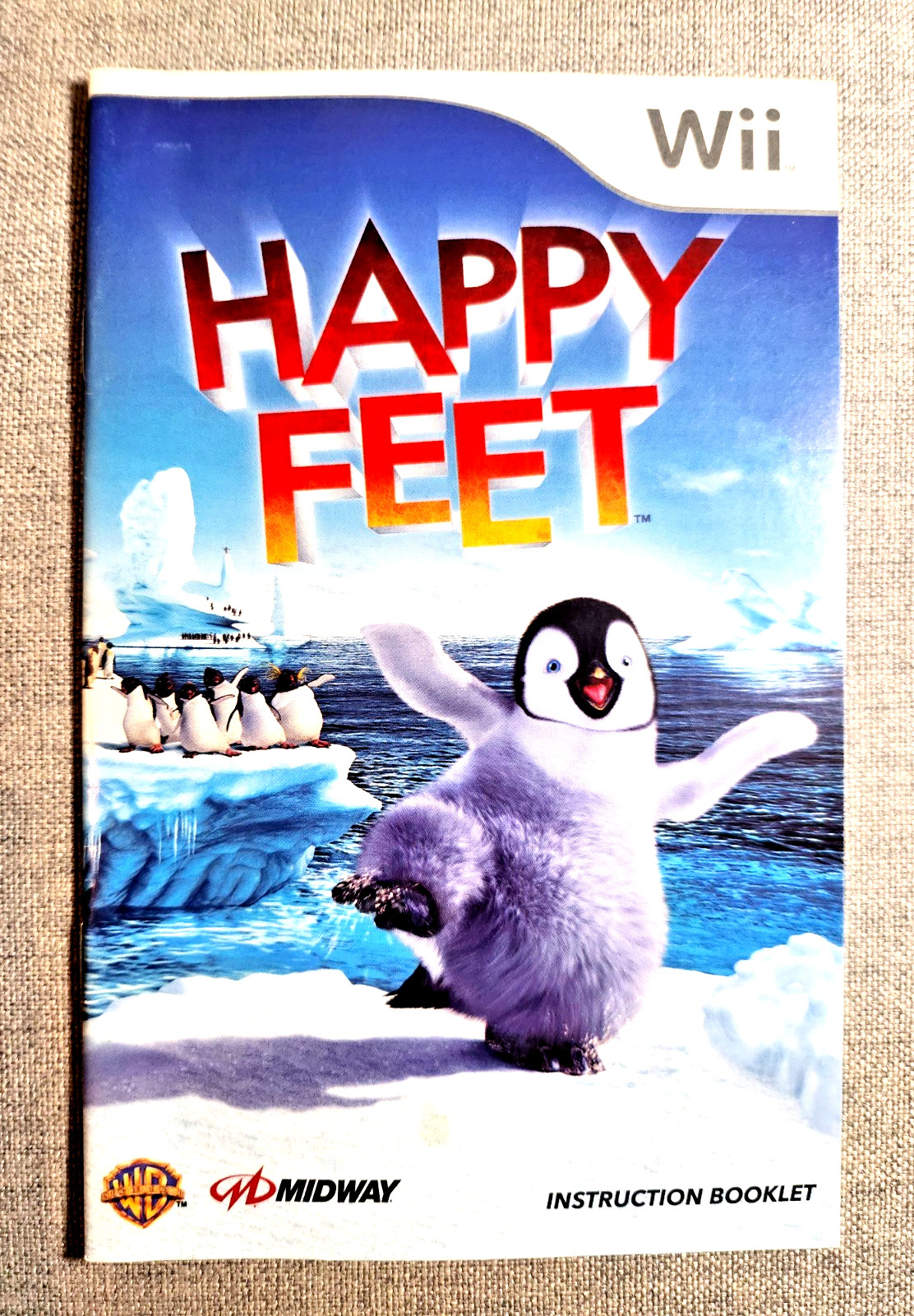 Happy Feet Instruction Manual Only - Nintendo Wii