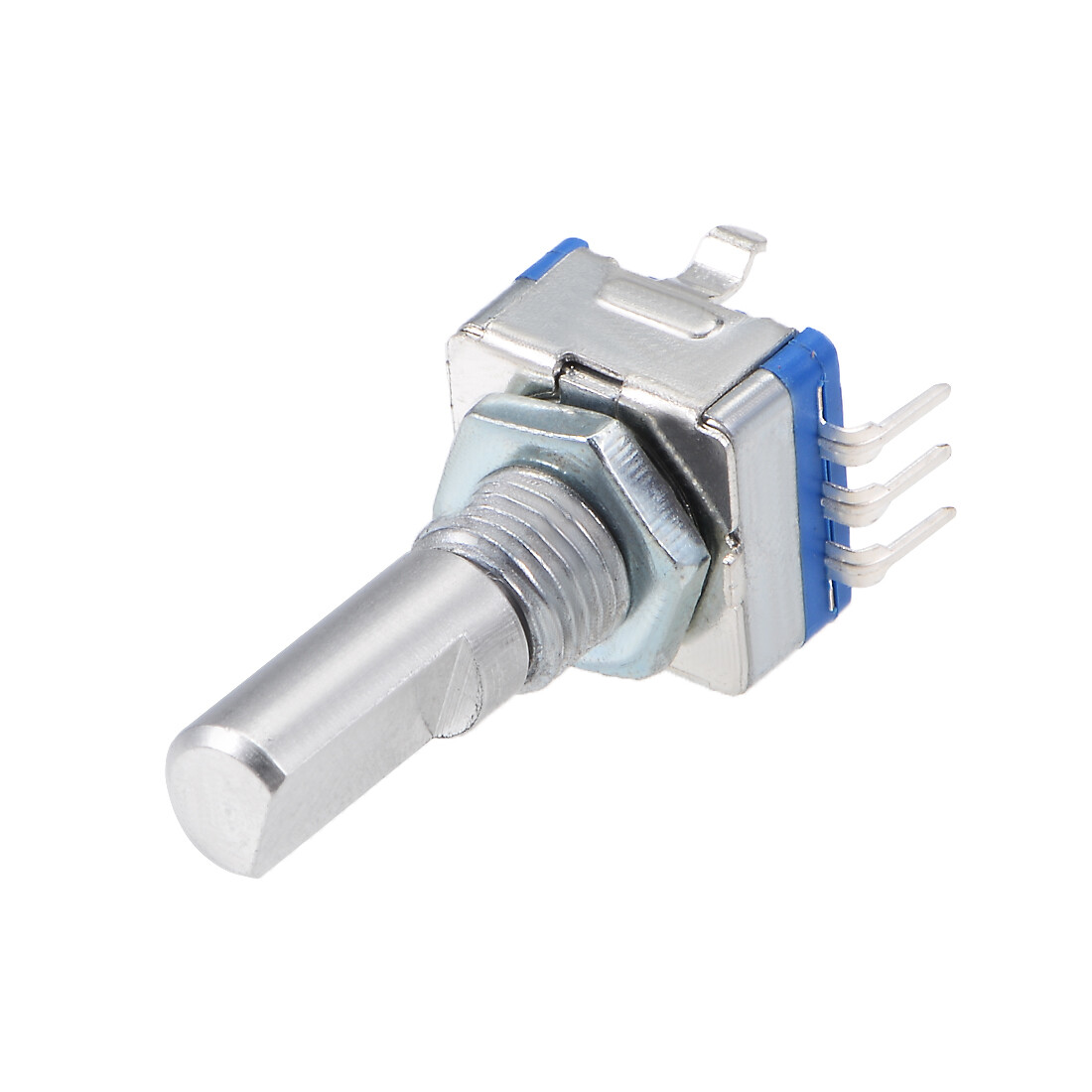 360 Degree Rotary Encoder Code Switch EC11 7 Pins 20mm D-Shaft 2pcs