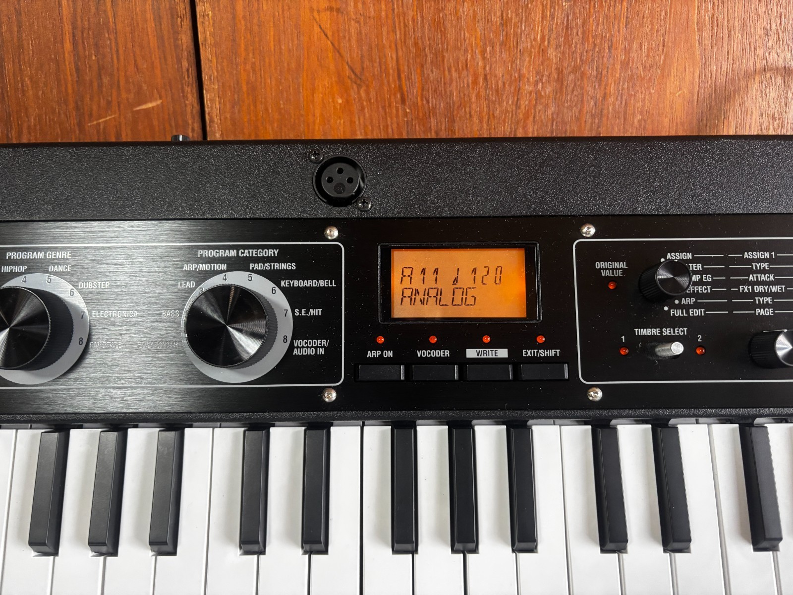 Korg Microkorg XL Plus Synthesizer with Vocoder w/ box, mic