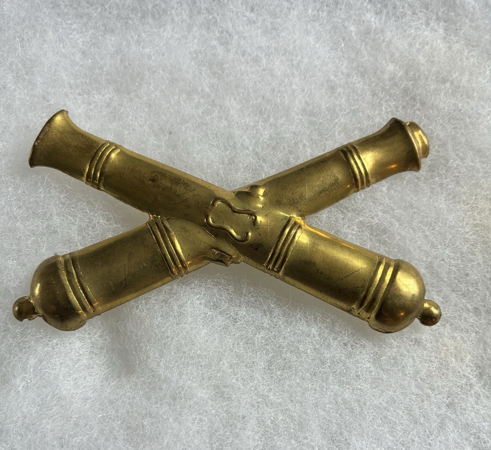 Civil War Reenactment Replica Artillery Brass Hat Insignia Pin