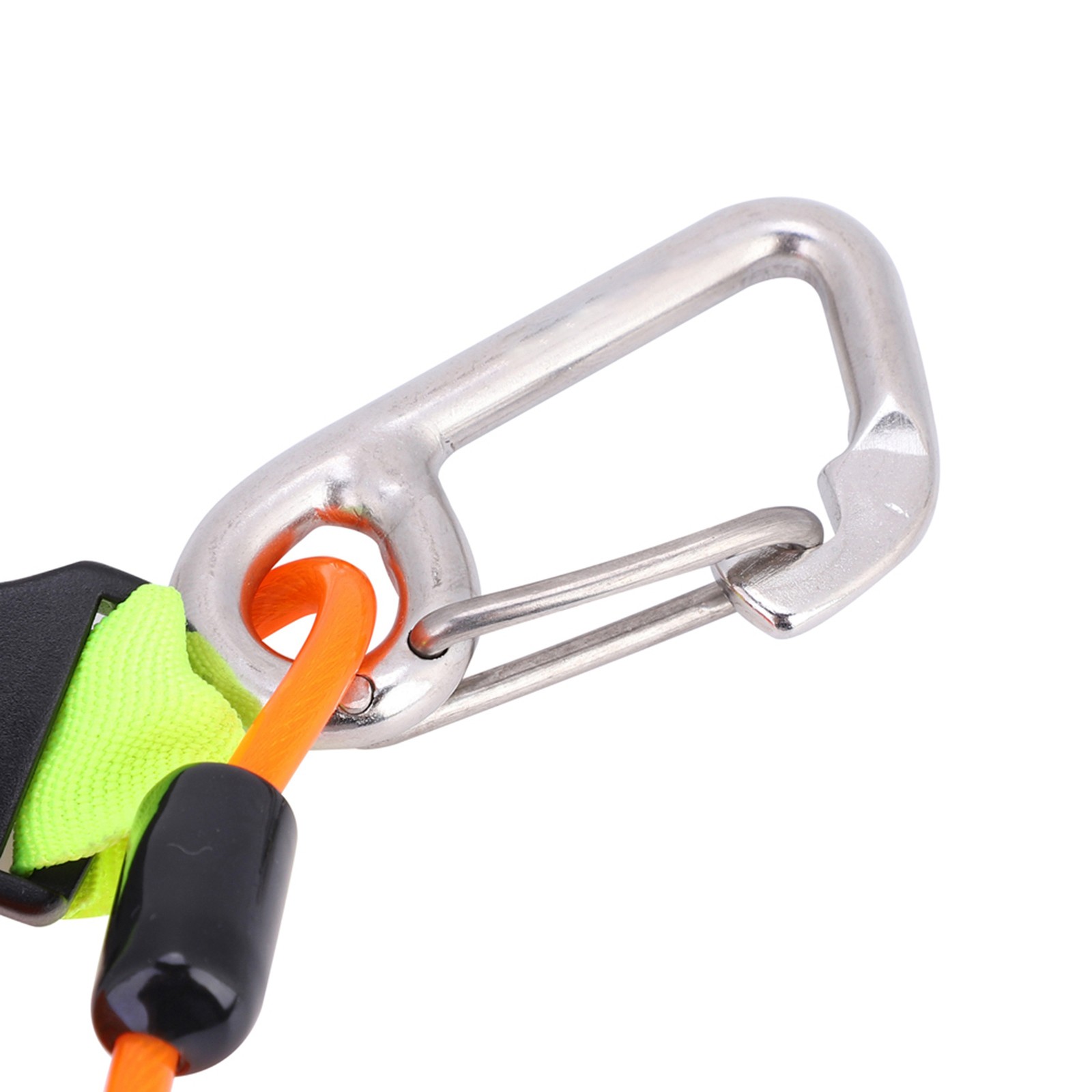 Keep Diving Anti Lost Spring Coil Lanyard Safety Emergency Tool With Quick