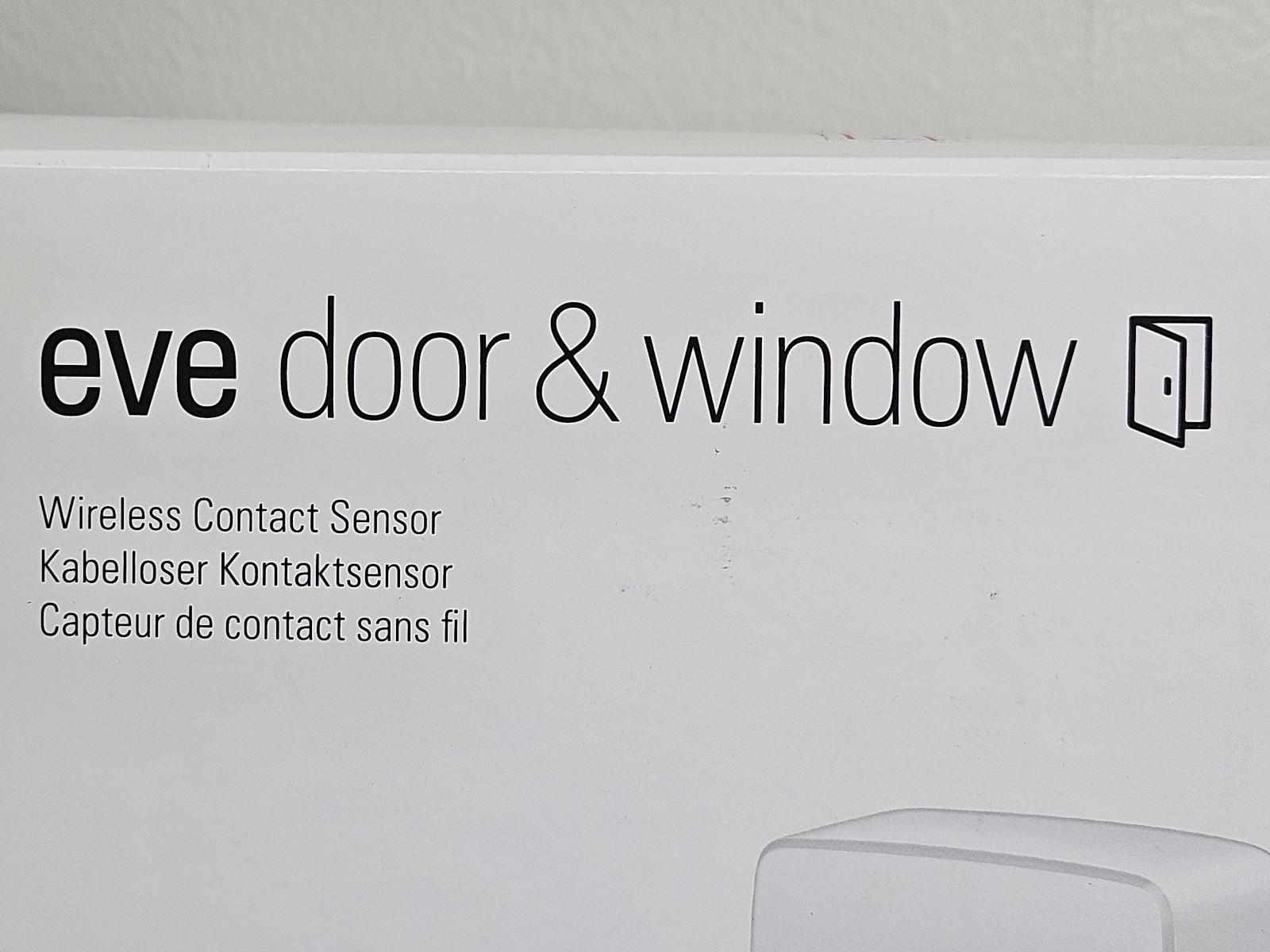 Eve Door & Window Wireless Contact Sensor - 3pk - White - New & Sealed!