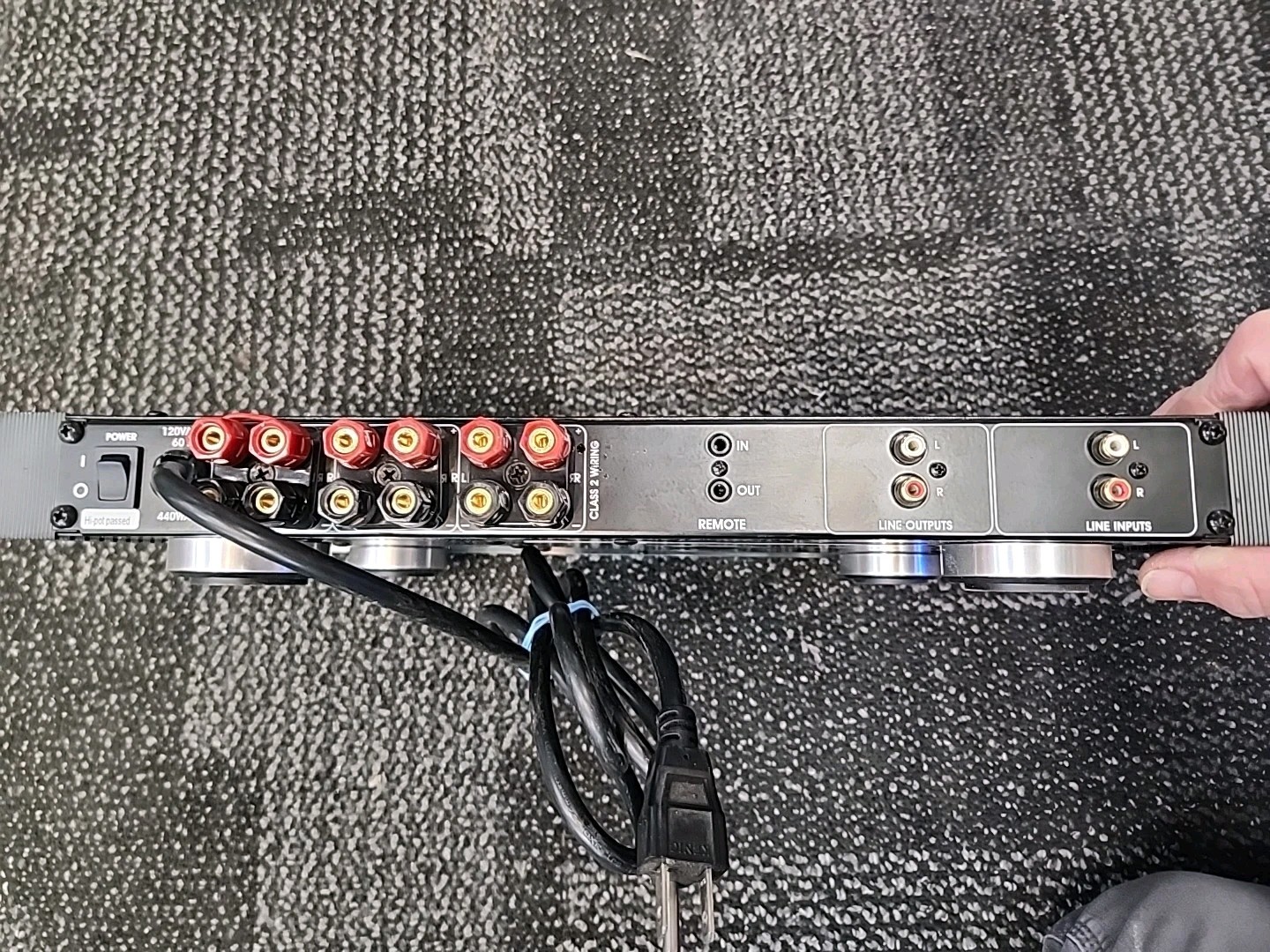 Elan in home amplifier A2 A01 6 channel 150 watts 2ohm