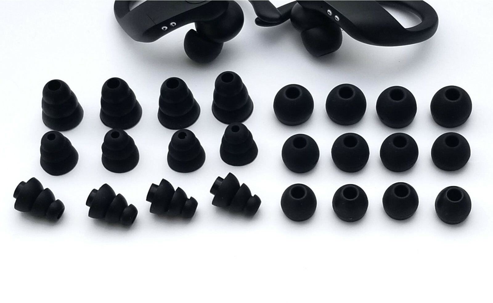 Compatible Pouch/Case + 24 pcs. Ear Gels/Buds for Beats Wireless Powerbeats PRO.