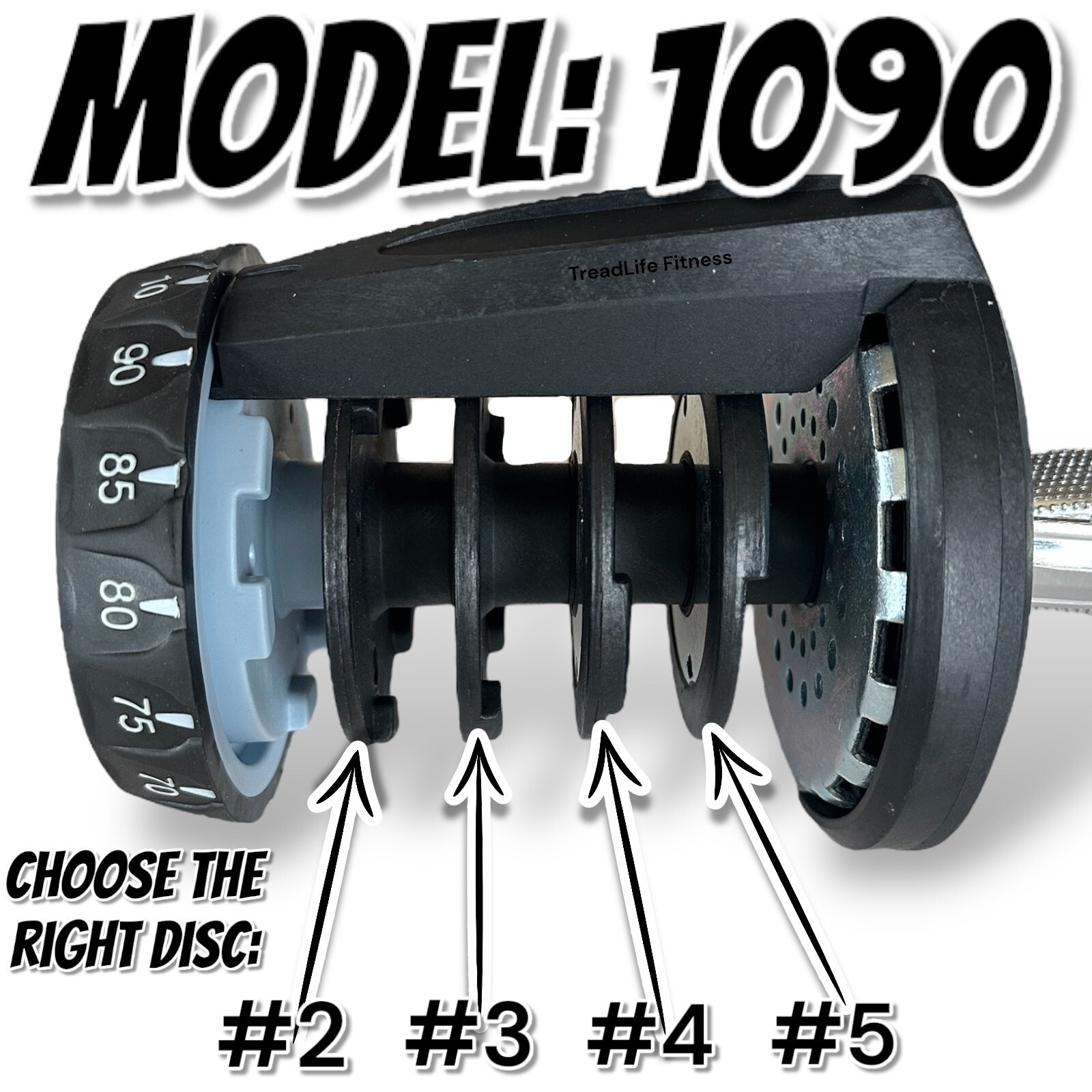Discs Replacement for Bowflex SelectTech 1090 Dumbbell - Heavy Duty