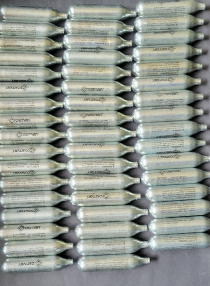 Genuine Crosman 50 Count 12-Gram CO2 Cartridges For Air Rifles And Air Pistols