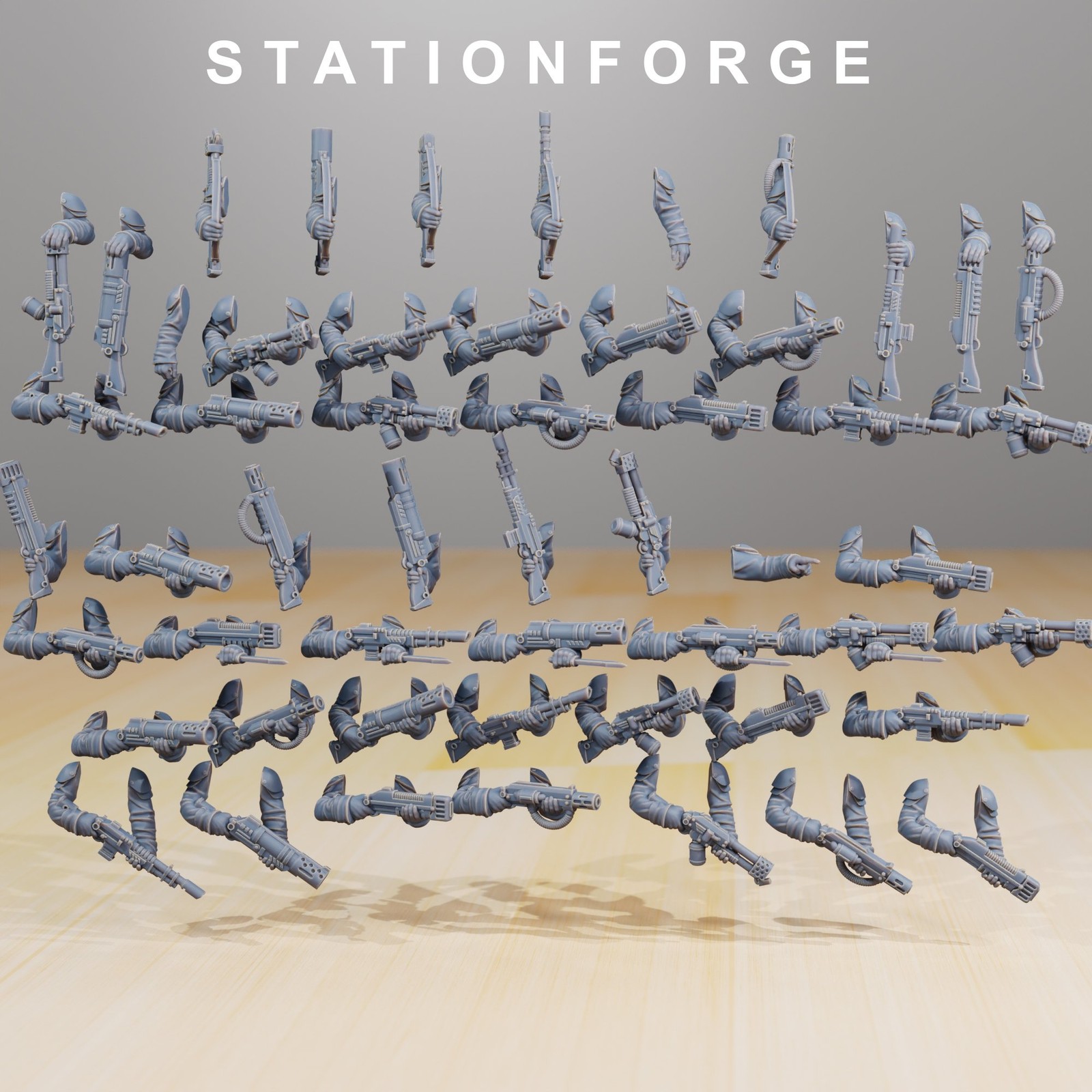 GRIM GUARD INFANTRY GRENADE LAUNCHER SET (10U)