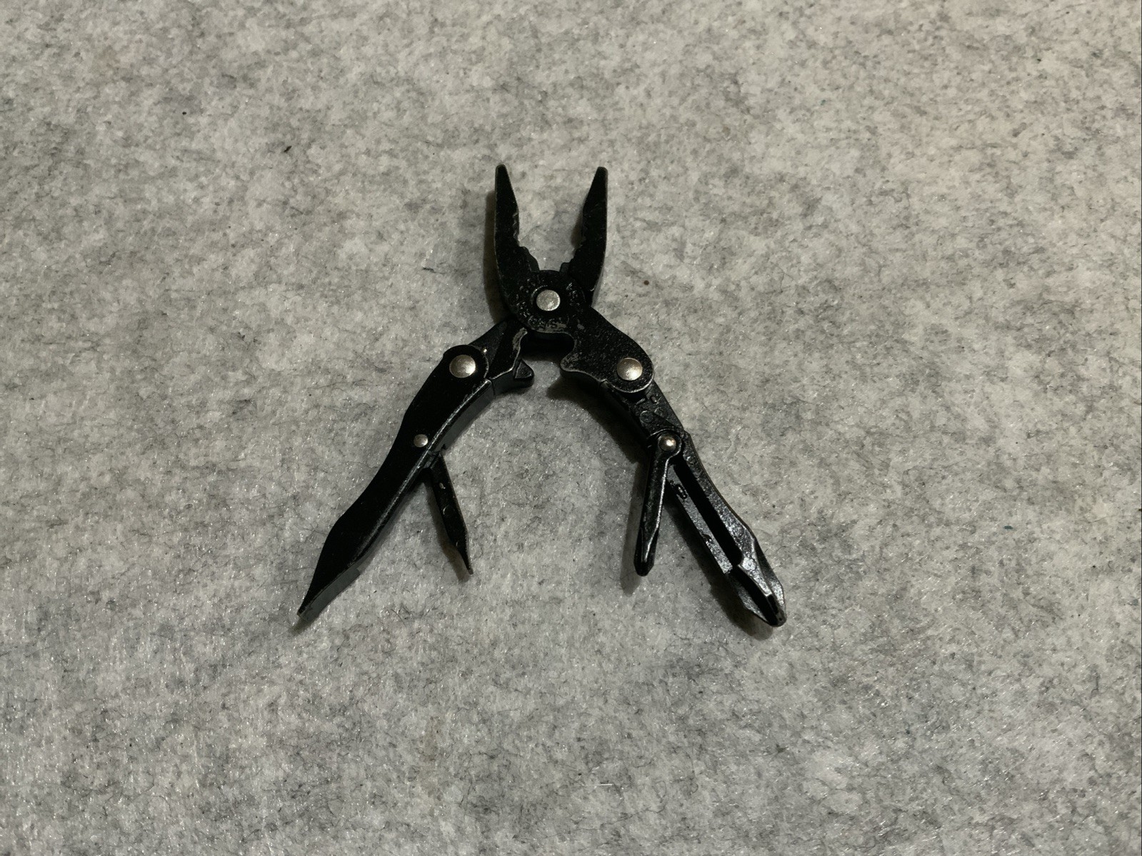 Vintage Sebertool USA Black Micro Tool Pliers Phillips Flathead Large & Small