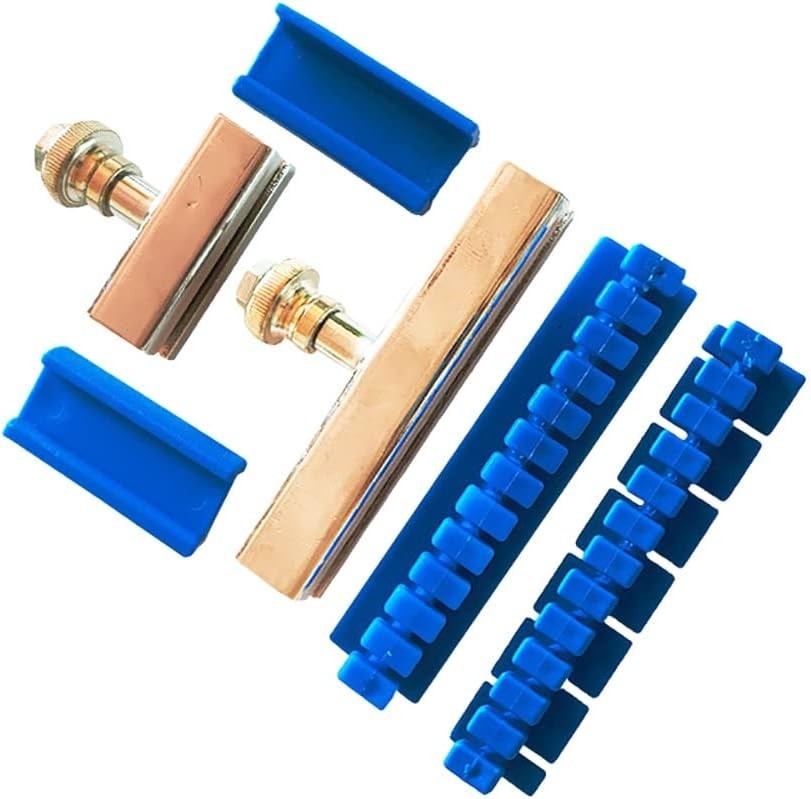 6-Piece Nylon Paintless Glue Puller Tabs for Quick Dent Repair - Auto Tool Kit