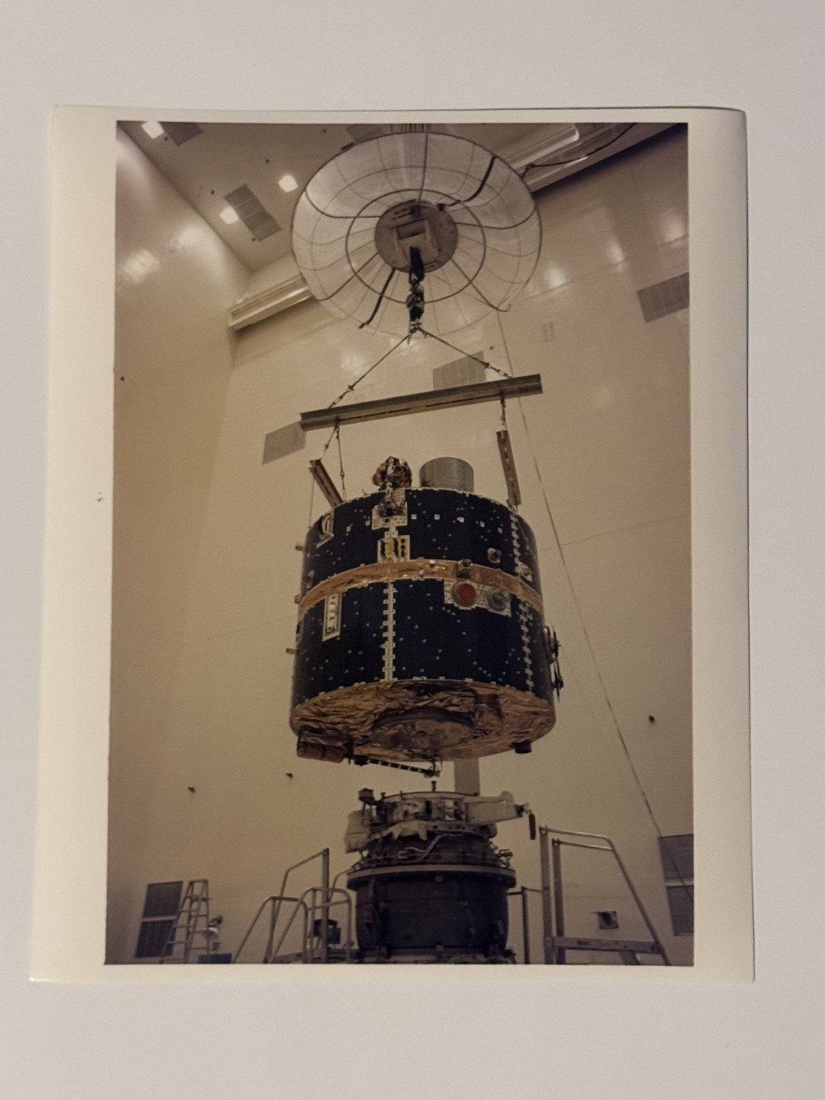 NASA WIND Spacecraft Processing Cape Canaveral Press Photo