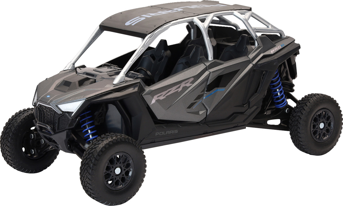 NEW RAY TOYS Polaris RZR Pro R4 - 1:18 Scale - Matte Heavy Metal 58453A