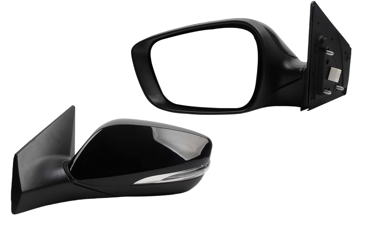 Black 6 Pin Left Driver Side Rear View Mirror for 2011-2013 Hyundai Elantra USA