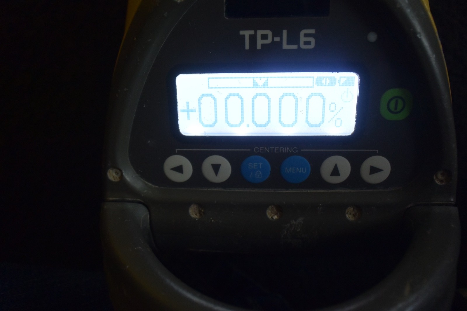 Topcon Model TP-L6AV Red Beam Straight Pipe Laser