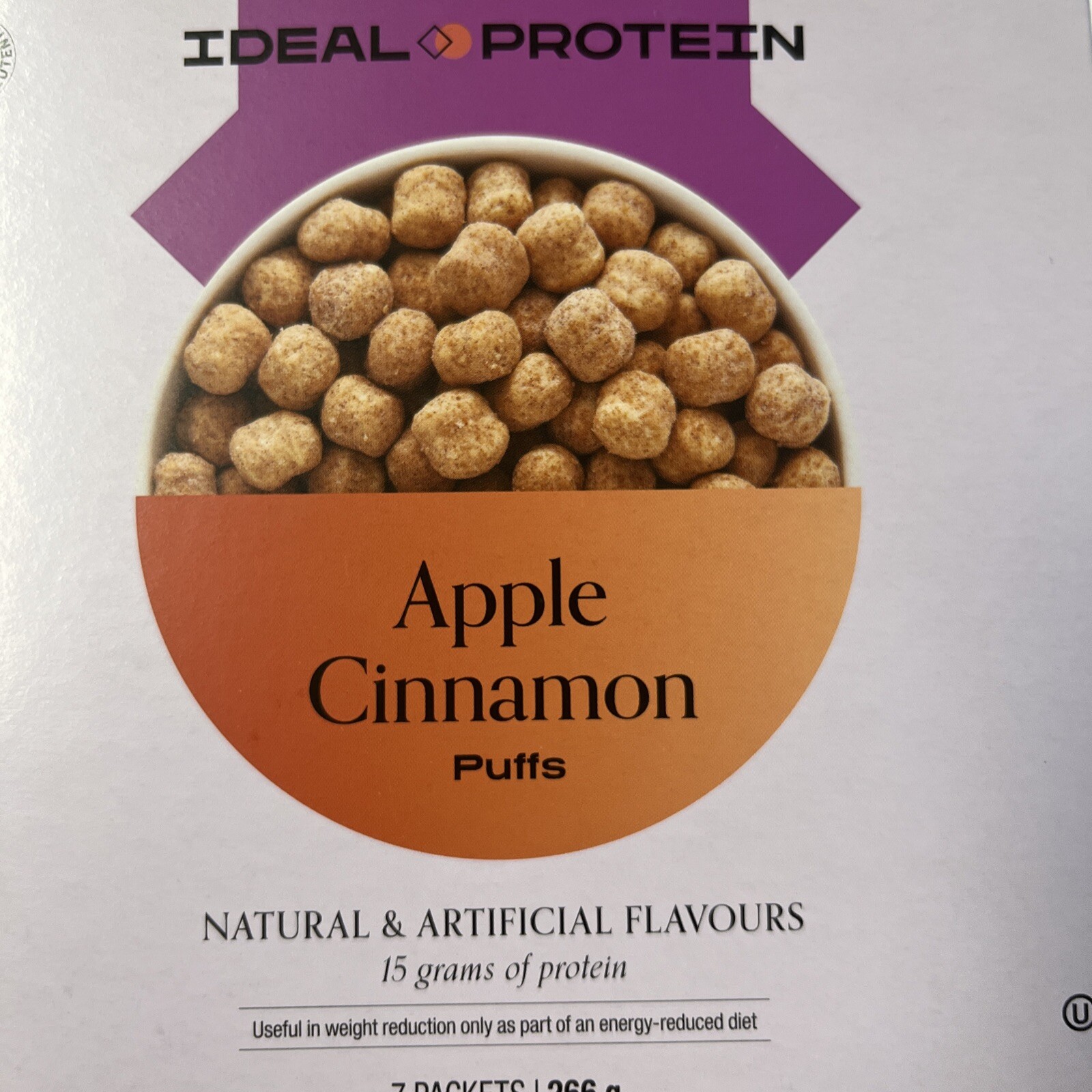 Ideal Protein 1 box Apple Cinnamon Puffs BB 02/28/27 FREE SHIP