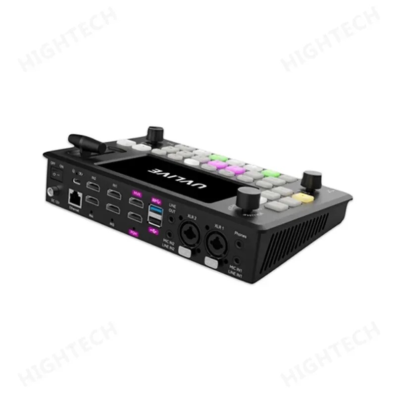 UVLIVE M/E 4*HDMI Video Switcher Dual-Channel Multifunctional Live Streaming USB