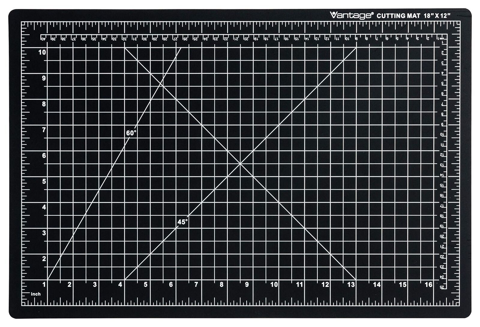 Dahle - 10671-12580 Vantage 10671 Self-Healing Cutting Mat 12"x18" 1/2" Grid ...