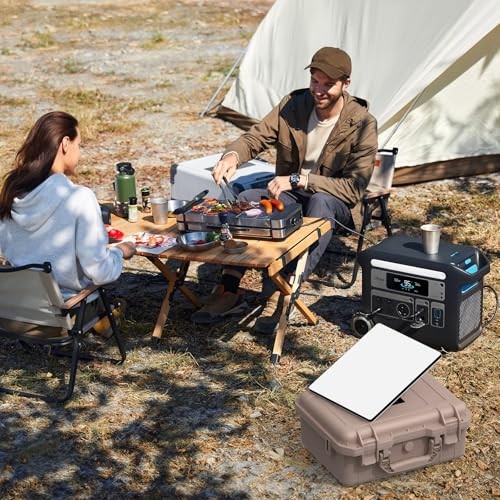 Starlink Mini Case, Carrying Travel Hard Case, Waterproof Protective Tan