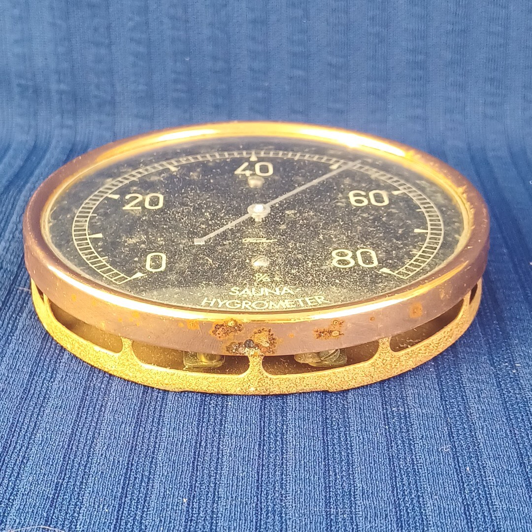 Fischer Sauna Hygrometer 50-140* C Untested (5X)