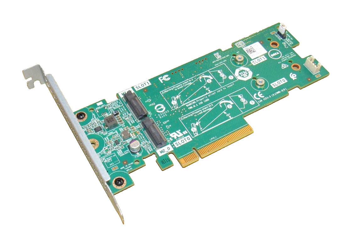 Dell 0JV70F JV70F Boss 2x M.2 PCI Express Controller Card w/ TALL Bracket