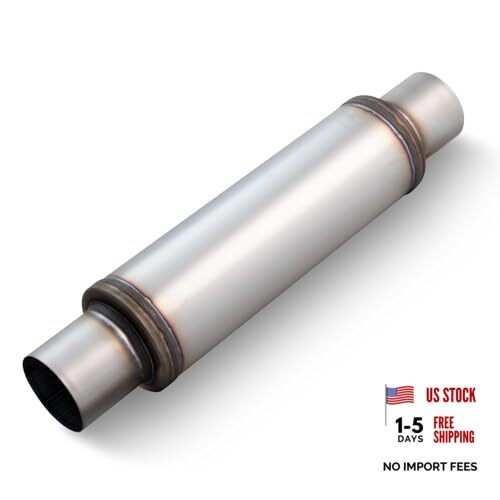 3" Inlet Exhaust Resonator, 3" Inlet 3" 3" Inlet 20" Overall Length 1 PC
