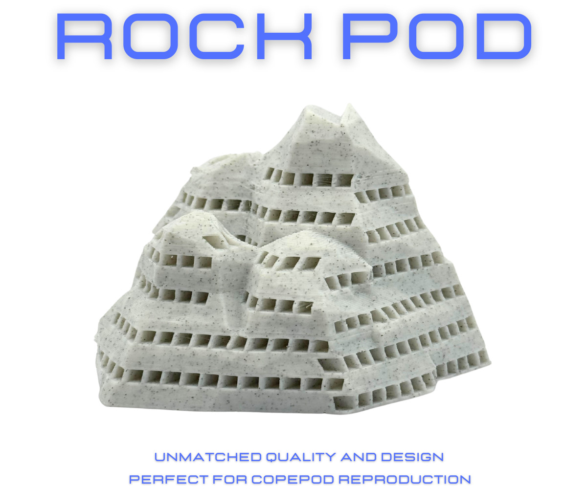 ROCK POD™ v1 - AlgaeDepot Copepod Hotel - Copepod Breeder Pod - FAST FREE SHIP!