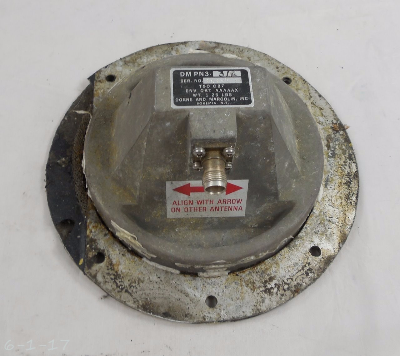 Dorne & Margolin DM PN3-3A Antenna Serial NO 16419