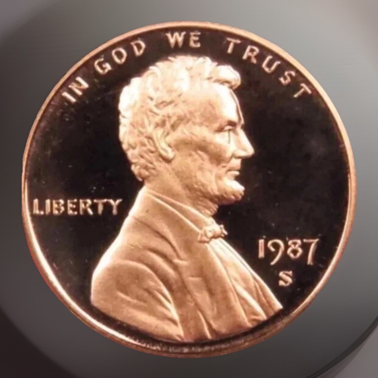 1987-S Red Lincoln Memorial Mint Proof Cent/Penny FAST SHIPPING