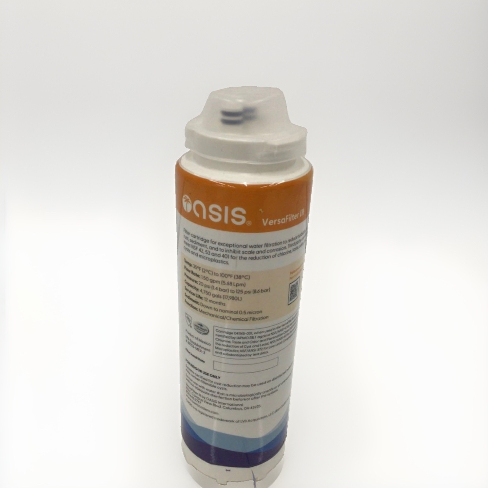 Oasis VersaFilter III Water Filter Cartridge 4750 Gal 1.5 GPM | NEW