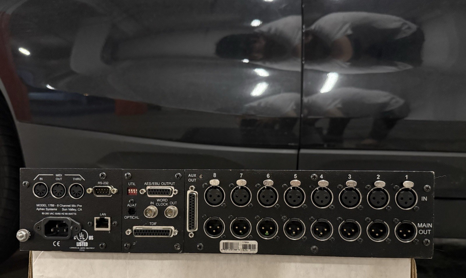 Aphex Model 1788A 8 Channel Microphone Preamp with Digital Output Card