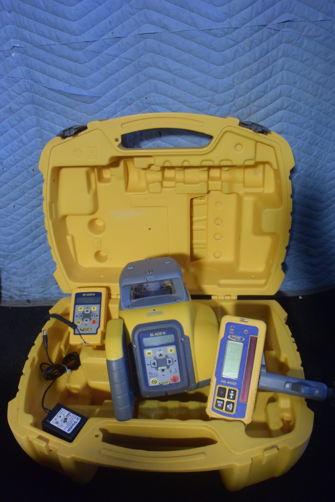 Spectra Precision Trimble Model GL422N Red Beam Dual Slope Rotary Laser