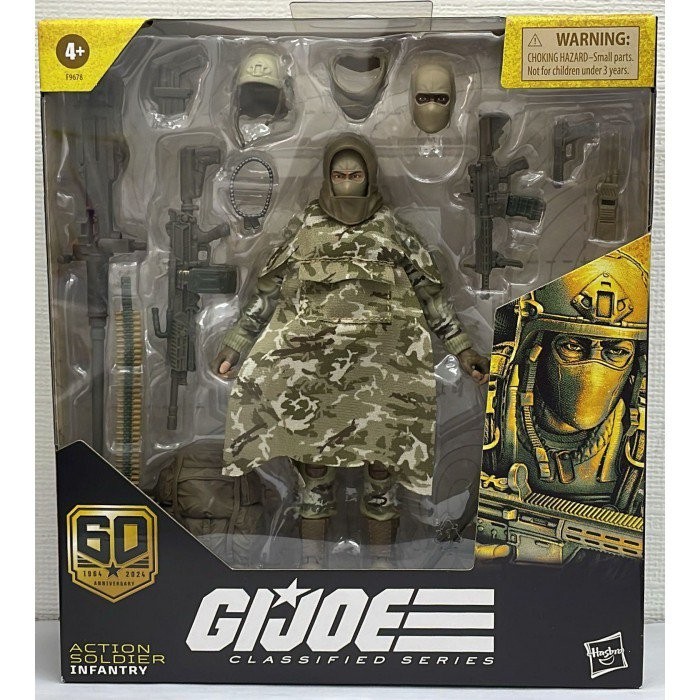 Hasbro G.I.Joe Classified Series 60th Action Soldier Infantry 6 Inch Figure