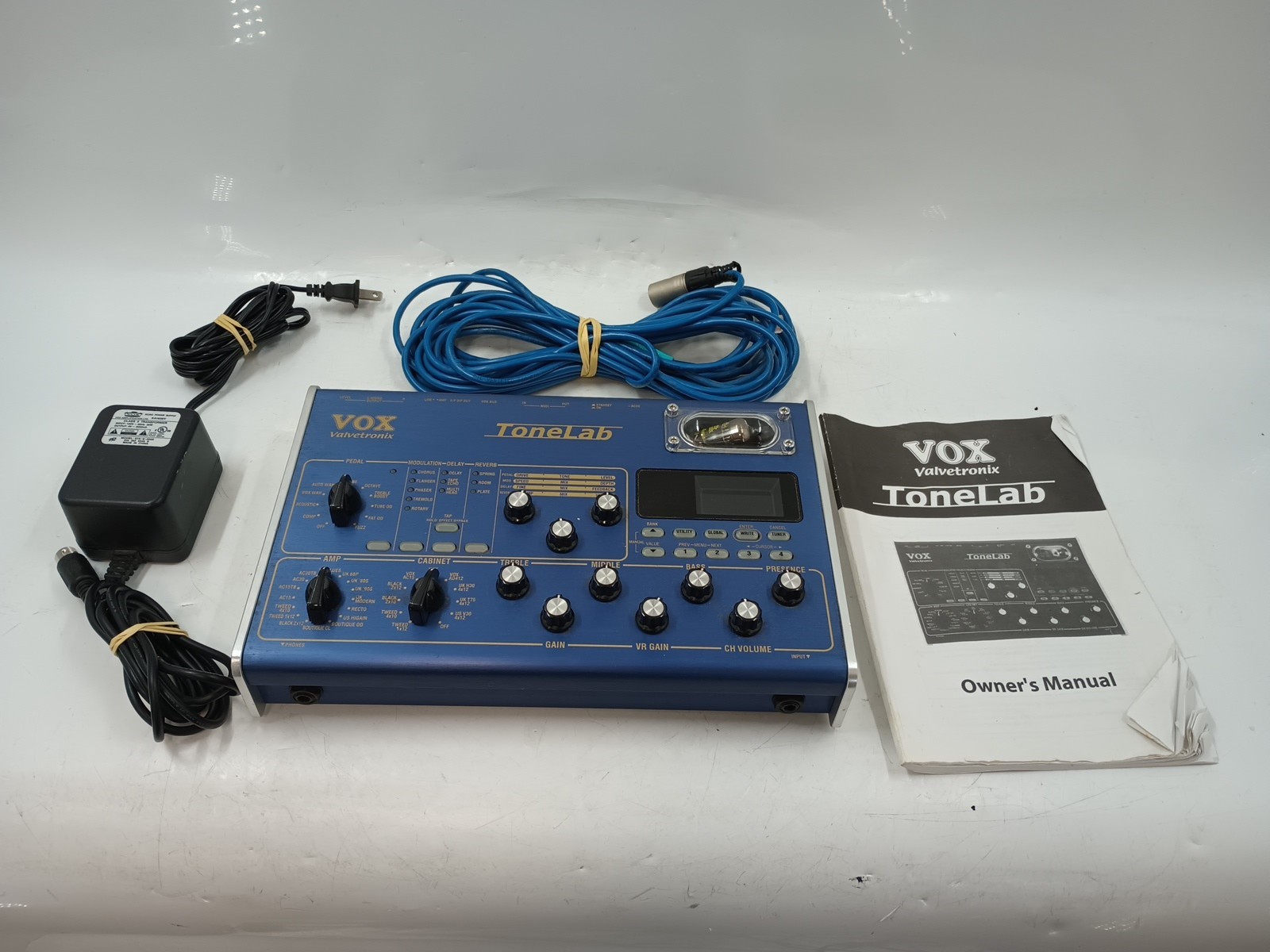 Vox Tonelab Valvetronix  w/Power Adapter & Manual POWER ON TESTED AS-IS EB-20258