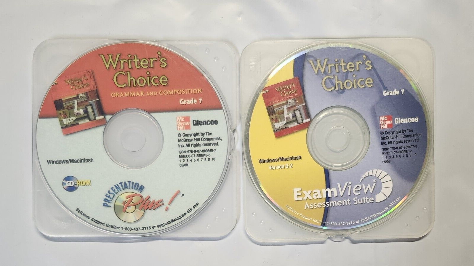 Writer's Choice Grade 7 / ExamView + Presentations Plus CD-ROM / VG